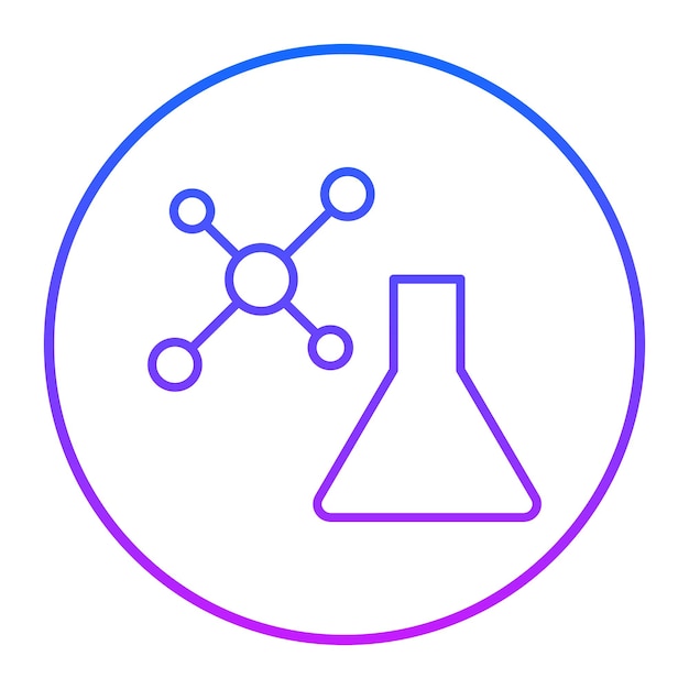 Ilustración vectorial de la química