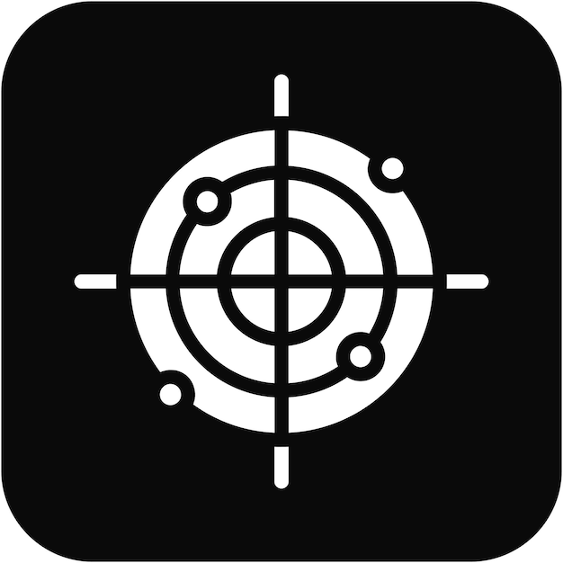 Ilustración vectorial de radar