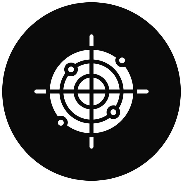 Ilustración vectorial de radar