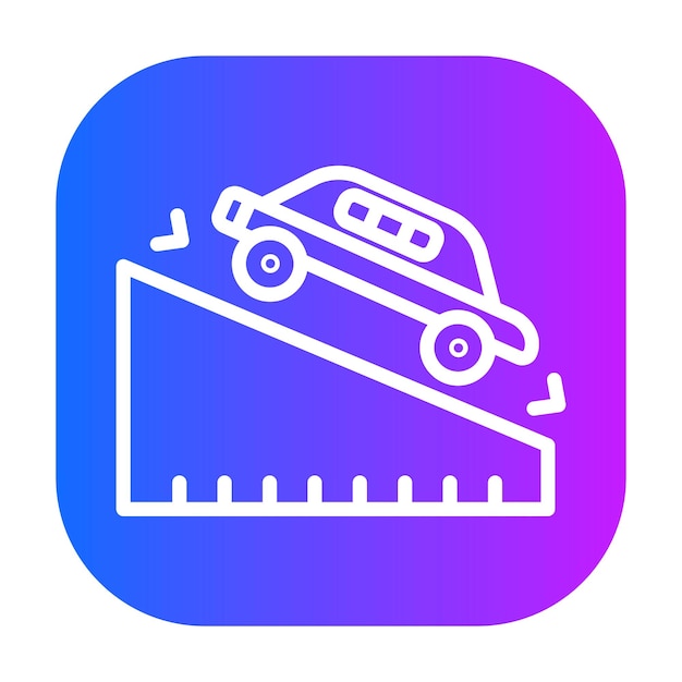 Ilustración vectorial de las rampas de carretera