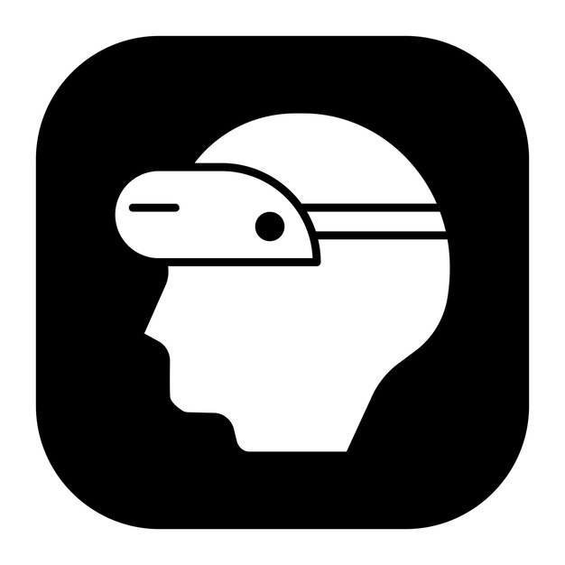 Ilustración vectorial de realidad virtual