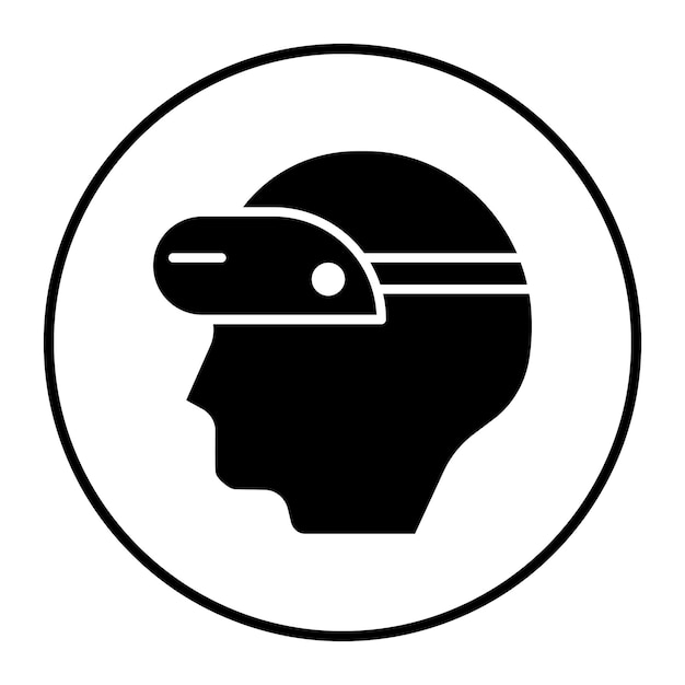 Ilustración vectorial de realidad virtual