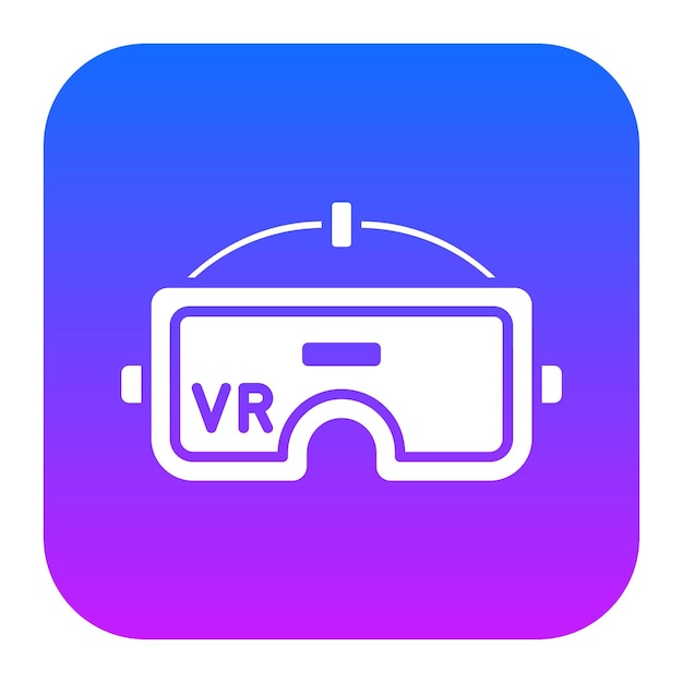 Ilustración vectorial de realidad virtual