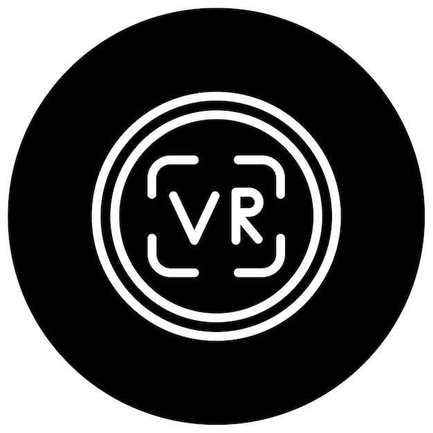 Ilustración vectorial de realidad virtual