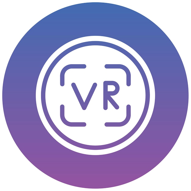 Ilustración vectorial de realidad virtual