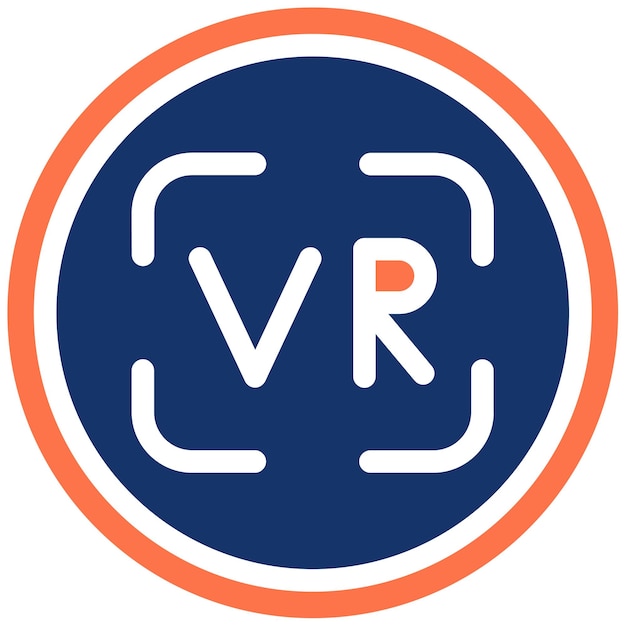 Ilustración vectorial de realidad virtual