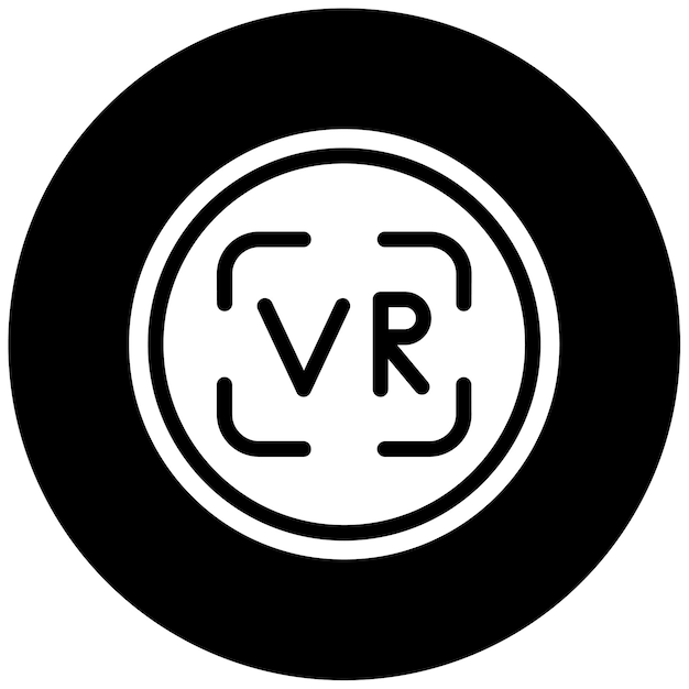 Ilustración vectorial de realidad virtual