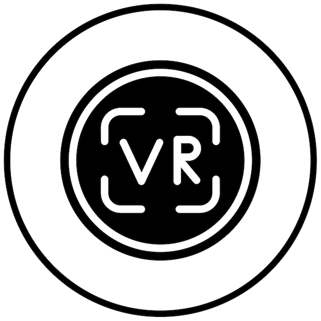 Ilustración vectorial de realidad virtual