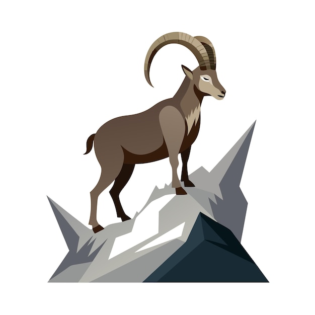 Ilustración vectorial realista de animales salvajes
