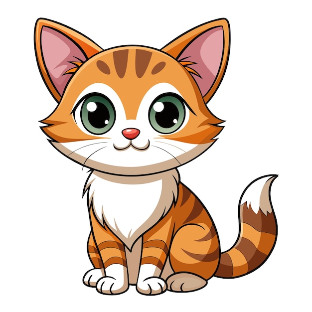 Ilustración vectorial realista de Cat
