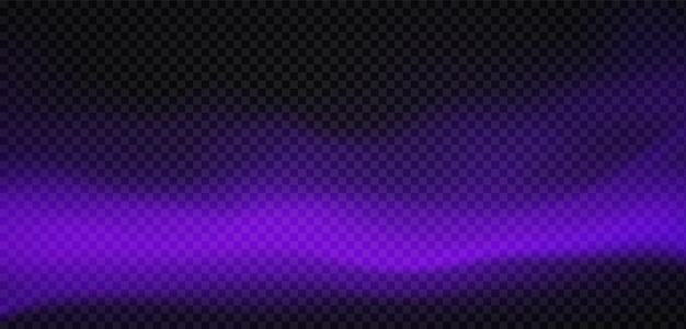 Ilustración vectorial realista de humo, luz y vapor transparente en un fondo aislado