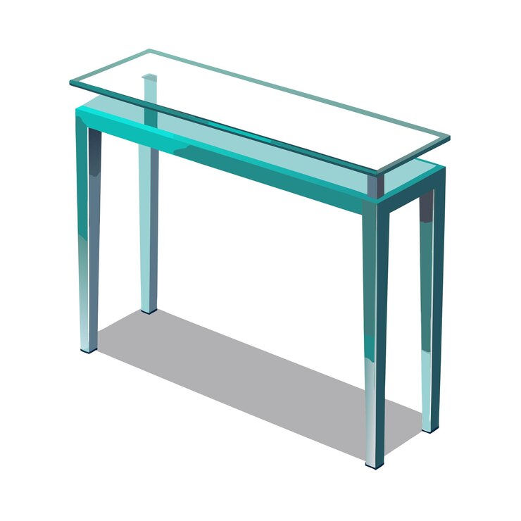 Vector ilustración vectorial realista de muebles de oficina y hogar