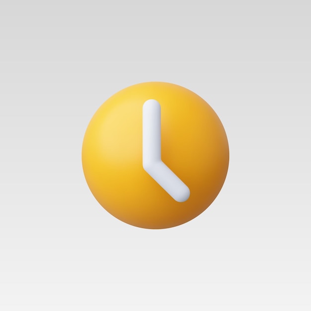 Ilustración vectorial realista del reloj o del icono de recordatorio