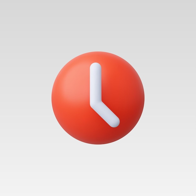 Ilustración vectorial realista del reloj o del icono de recordatorio