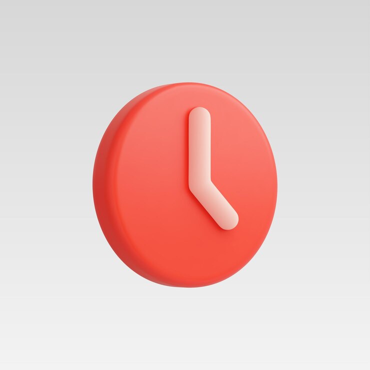 Vector ilustración vectorial realista del reloj o del icono de recordatorio