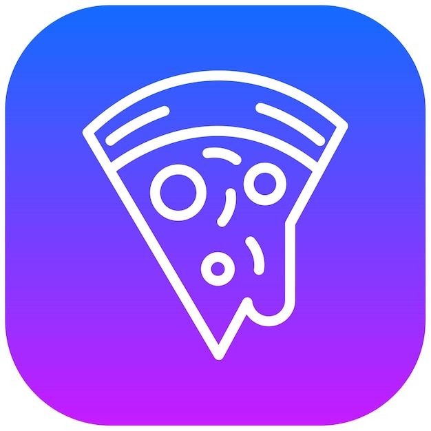 Ilustración vectorial de las rebanadas de pizza