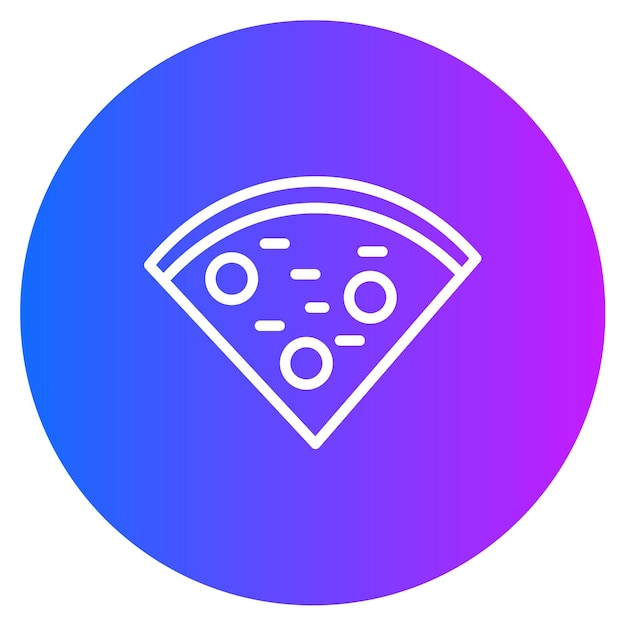 Ilustración vectorial de las rebanadas de pizza