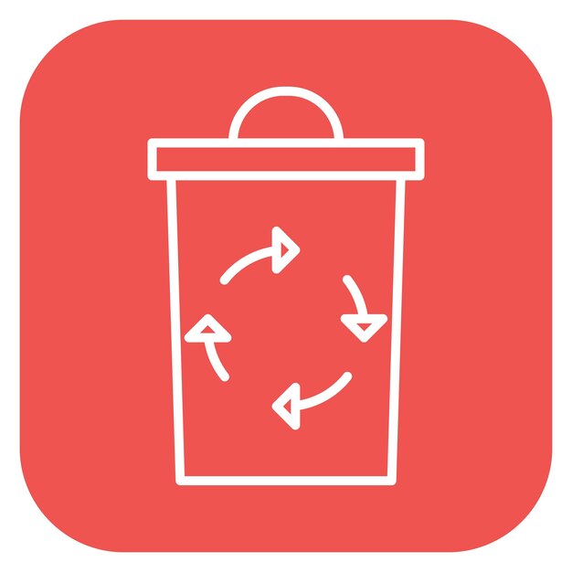 Ilustración vectorial reciclable
