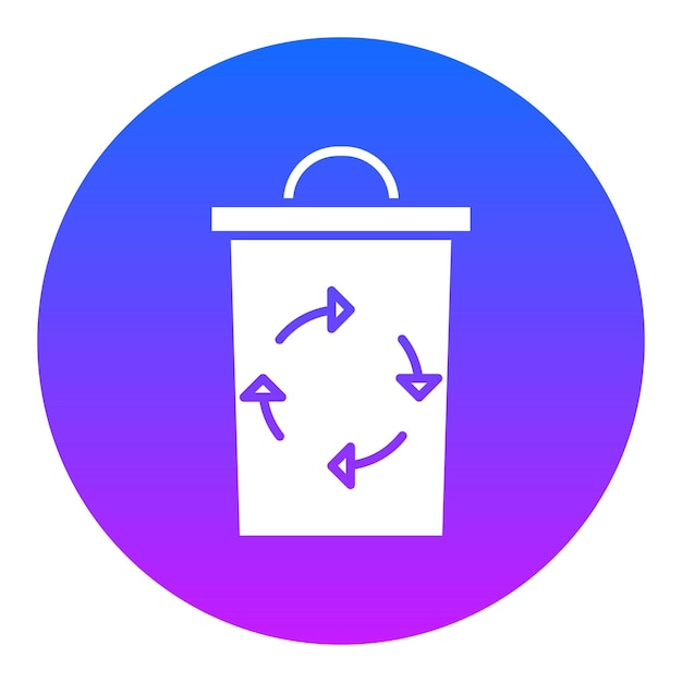 Ilustración vectorial reciclable