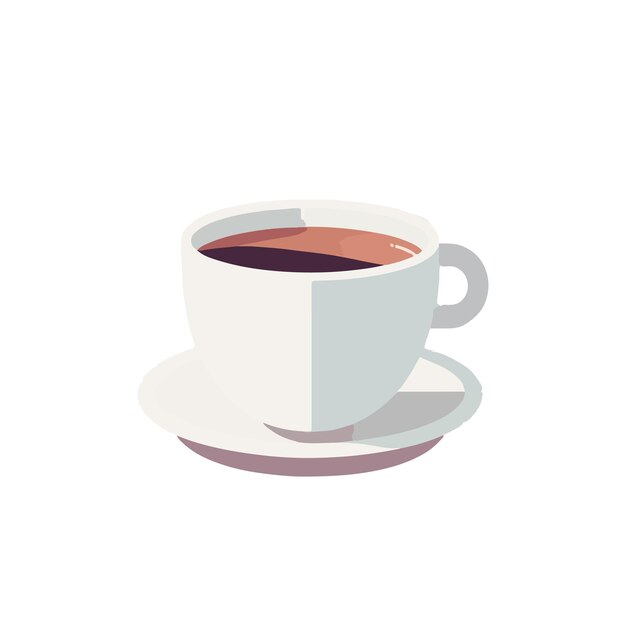 Ilustración vectorial del refresco de la taza de café