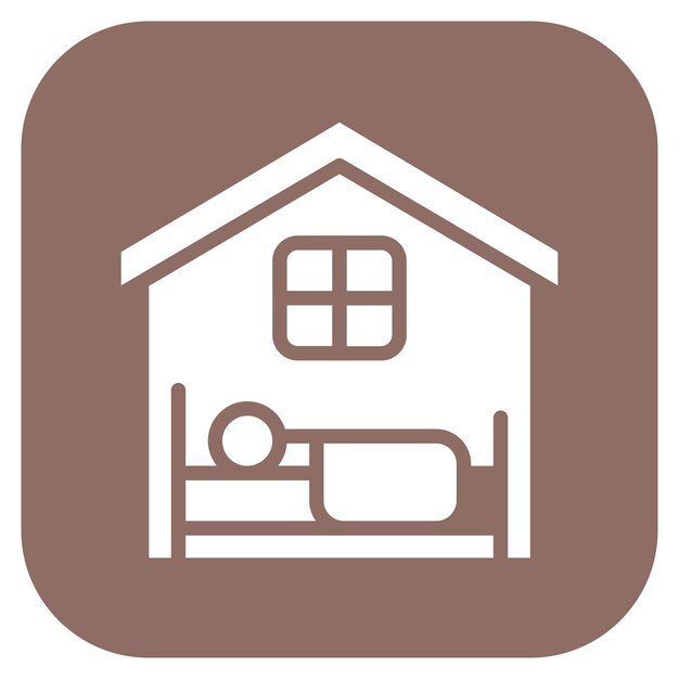 Ilustración vectorial de refugio