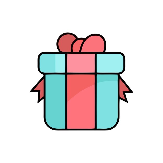 Ilustración vectorial de regalos de cumpleaños