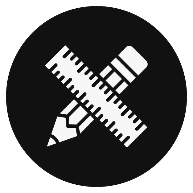 Ilustración vectorial de la regla