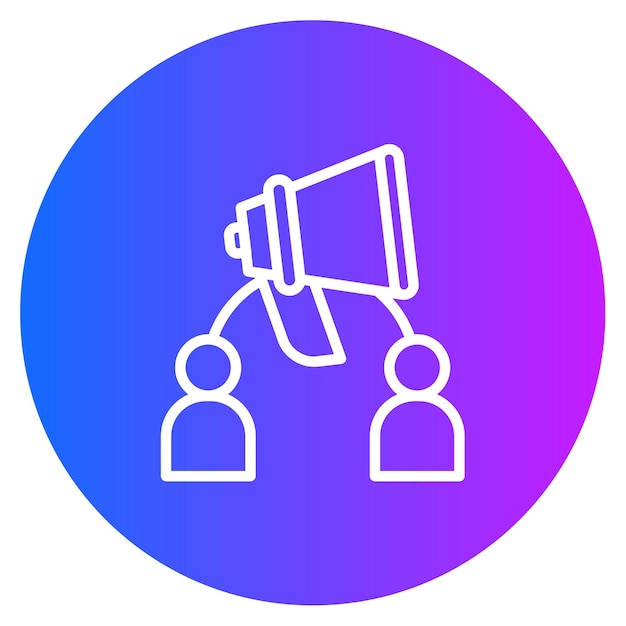 Ilustración vectorial de relaciones públicas