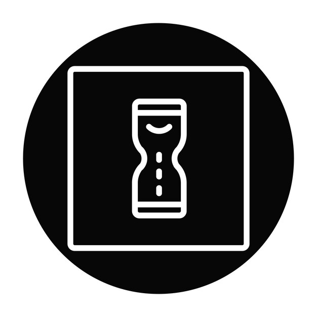 Ilustración vectorial de reloj de arena