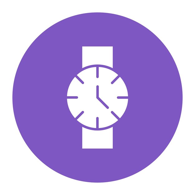 Ilustración vectorial del reloj de muñeca