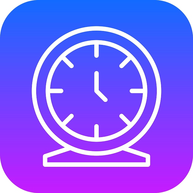 Ilustración vectorial de reloj
