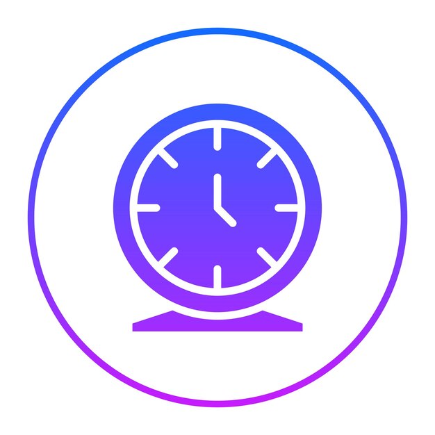 Ilustración vectorial de reloj