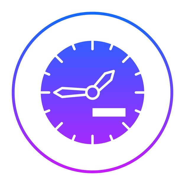 Ilustración vectorial de reloj
