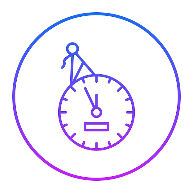 Ilustración vectorial de reloj