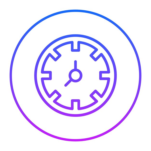 Ilustración vectorial de reloj