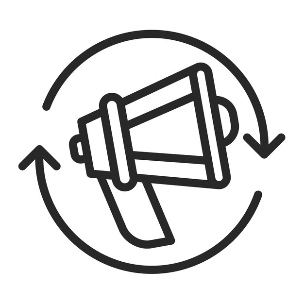 Ilustración vectorial de remarketing