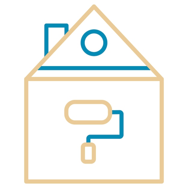 Ilustración vectorial de renovación de la casa