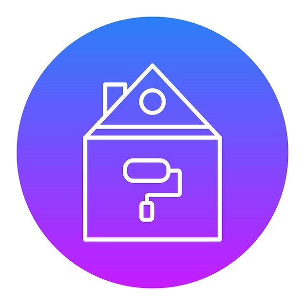Ilustración vectorial de renovación de la casa