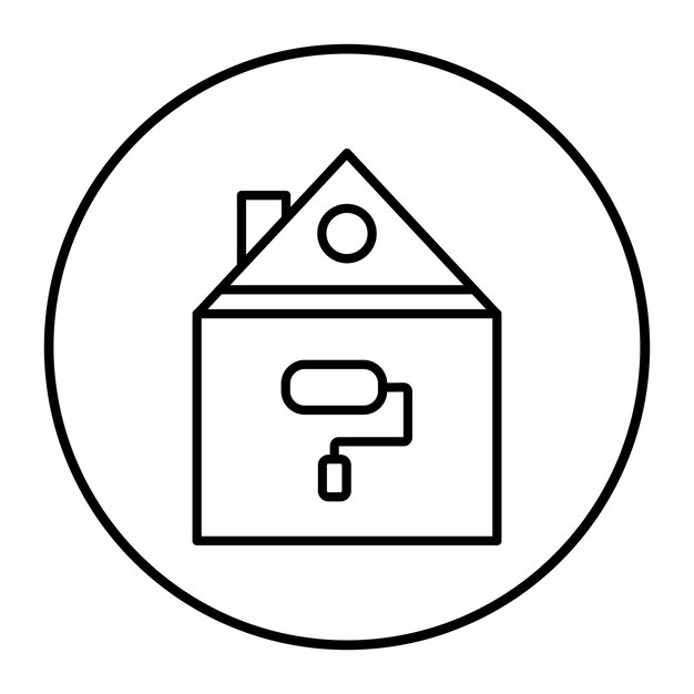 Ilustración vectorial de renovación de la casa