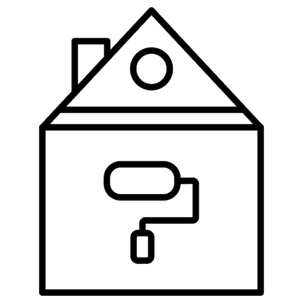 Ilustración vectorial de renovación de la casa