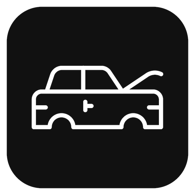 Ilustración vectorial de reparación de carrocerías de automóviles
