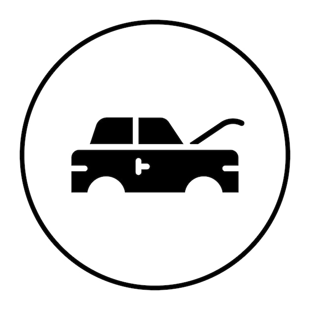 Ilustración vectorial de reparación de carrocerías de automóviles