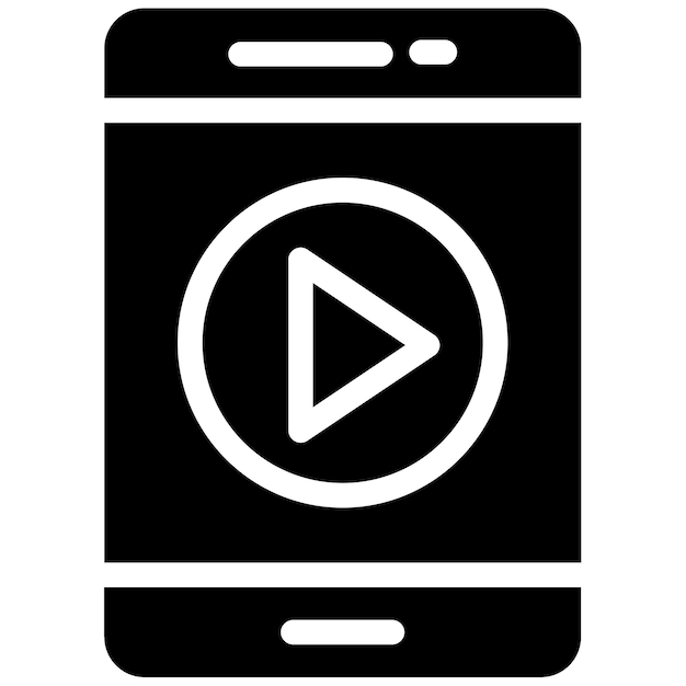 Ilustración vectorial del reproductor de video