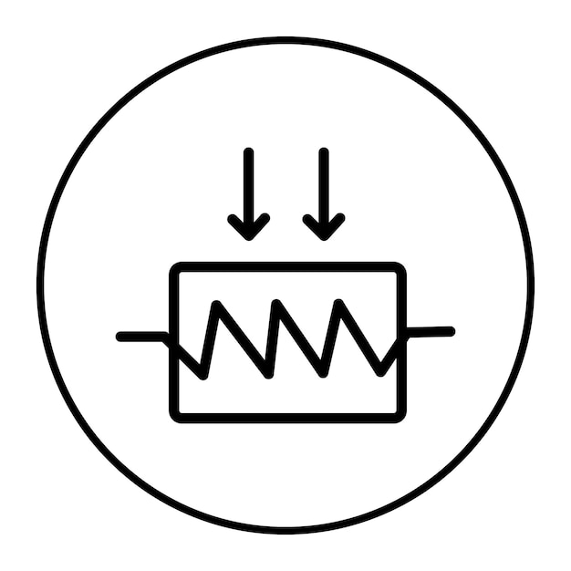 Ilustración vectorial de la resistencia