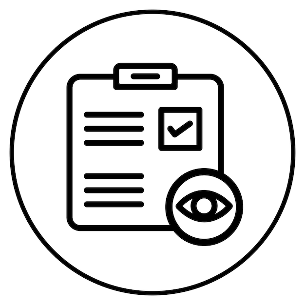 Ilustración vectorial de revisión del diseño