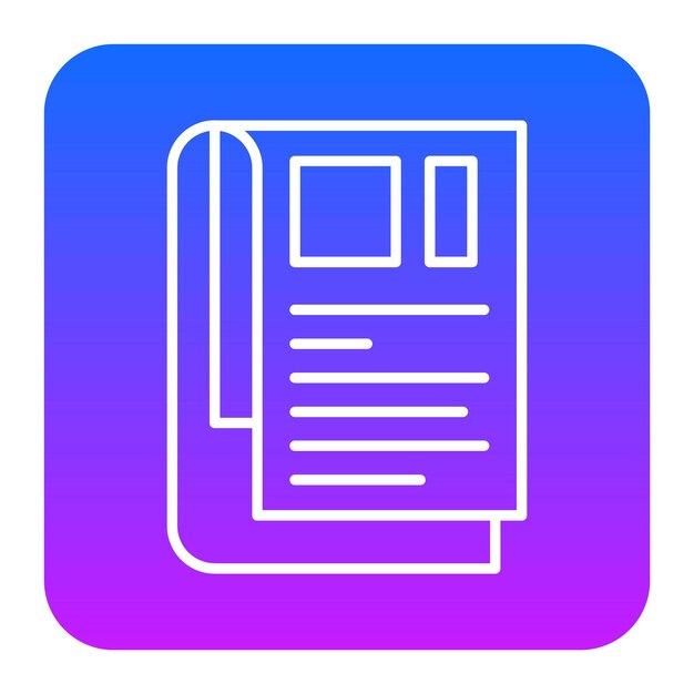 Ilustración vectorial de revistas