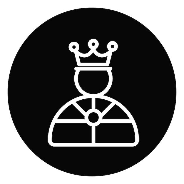Ilustración vectorial del rey