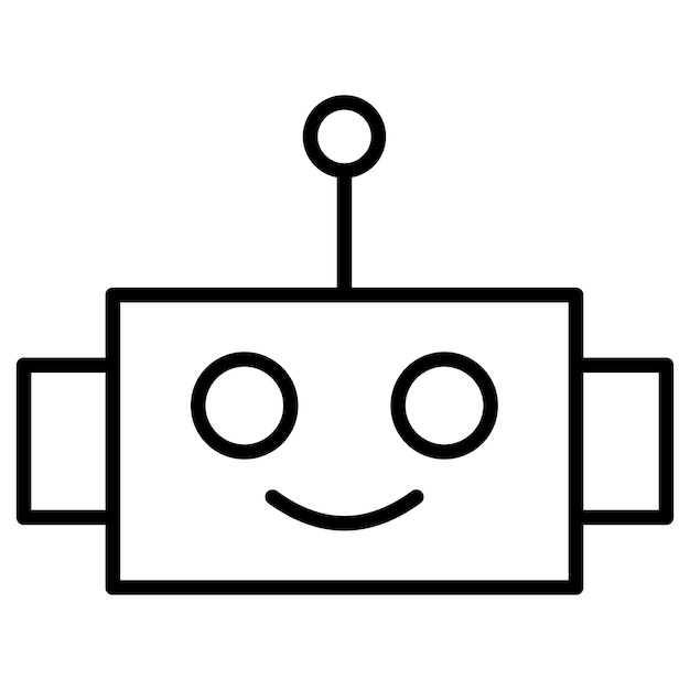 Ilustración vectorial del robot