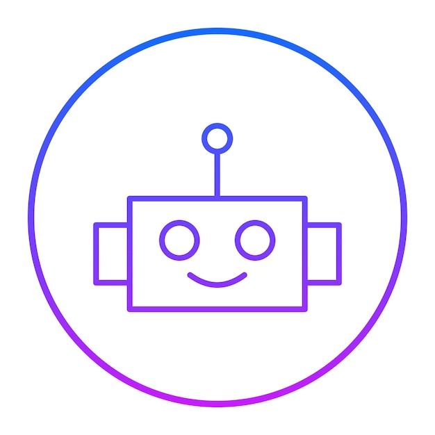 Ilustración vectorial del robot