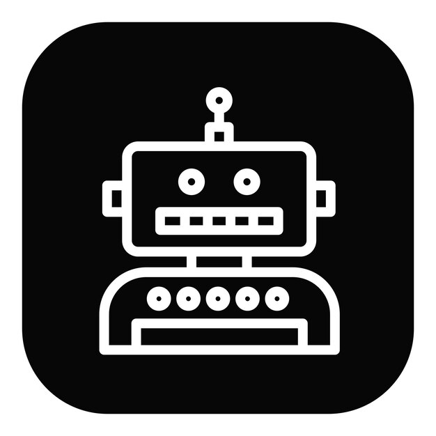 Ilustración vectorial del robot